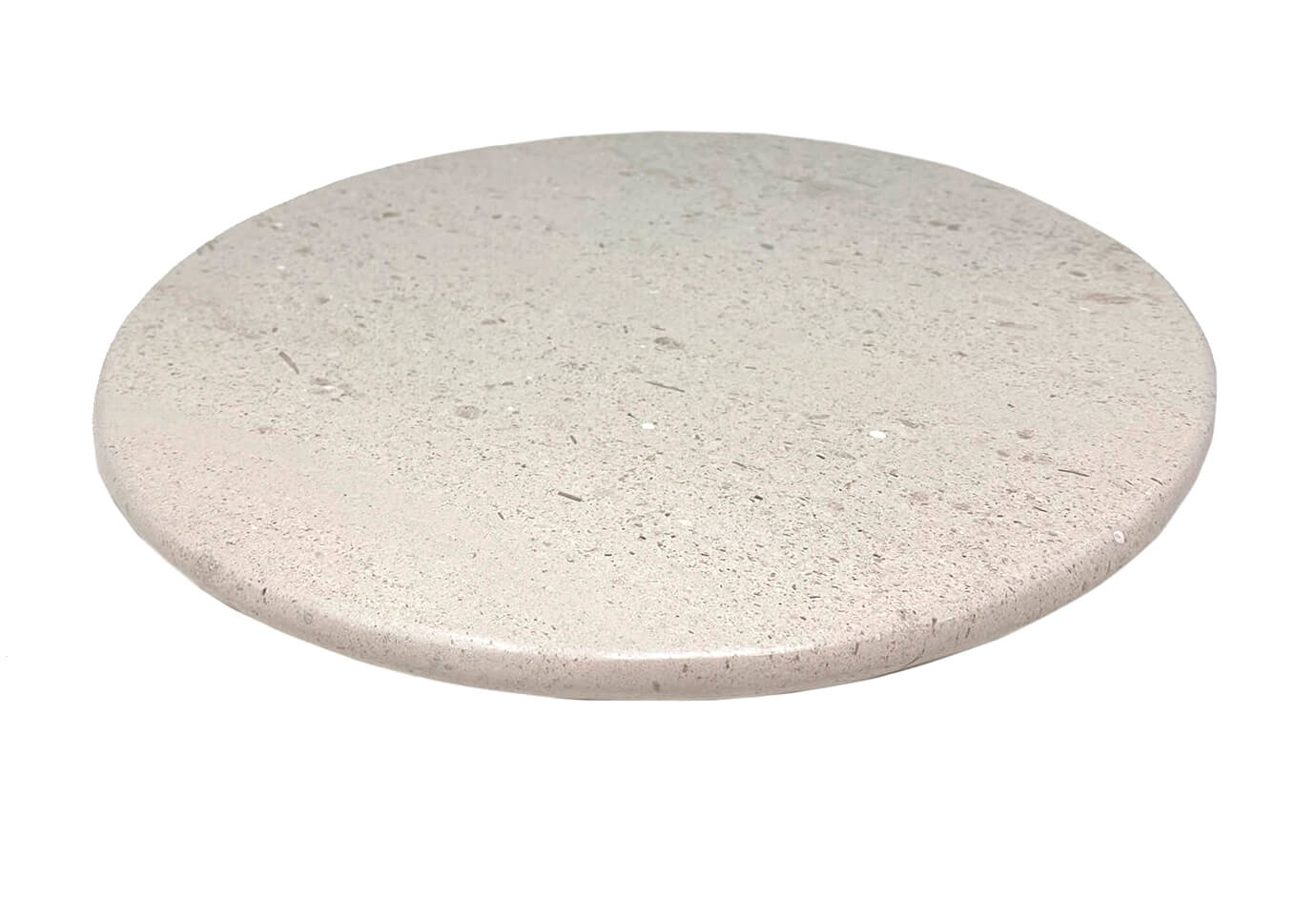 Quesera Redonda de Mármol Beige