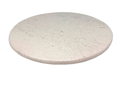 Quesera Redonda de Mármol Beige