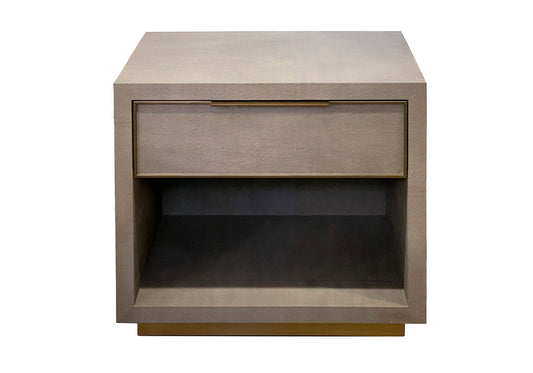 Buró Shagreen Topo de Un Cajón
