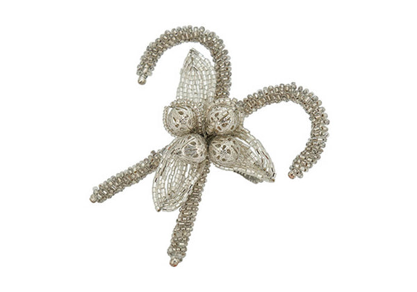 Anillo de Servilleta Bastones de Caramelo Plata