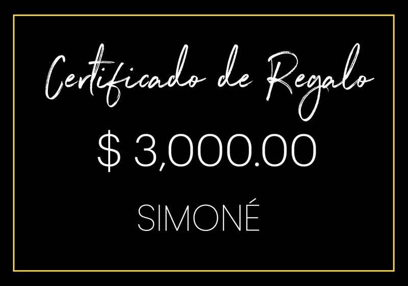 Simoné Gift Card